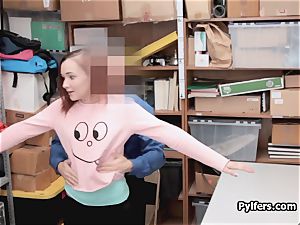 ginger-haired teen pilfer busted n fucked at the office