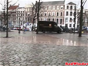 cockblowing amsterdam prostitute spunked on