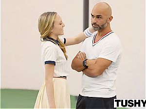 TUSHY first ass fucking For Tennis schoolgirl Aubrey starlet